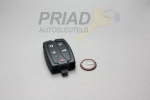 Landrover 5-knops behuizing smart key incl. oplaadbare batterij SB-0405