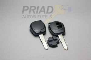 Opel 2-knops behuizing incl. rubber paneel voor Agila SET-0413